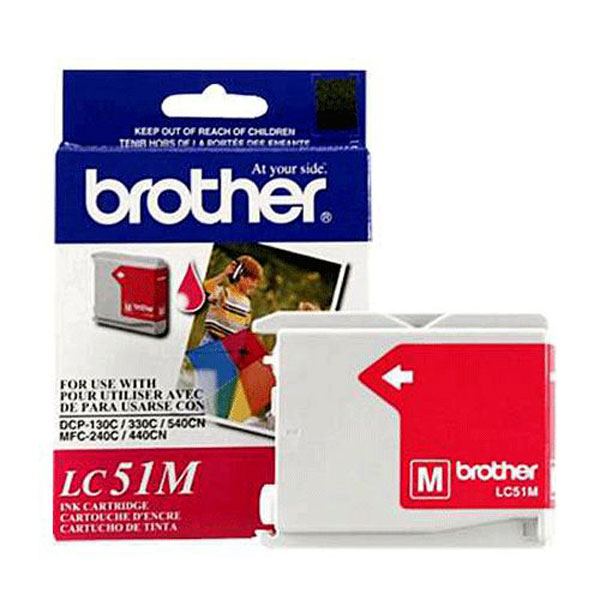 Brother LC-51M Magenta OEM Inkjet Cartridge