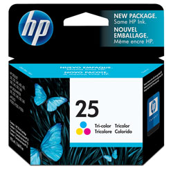 HP 51625A (HP 25) Tri-Color OEM Inkjet Cartridge