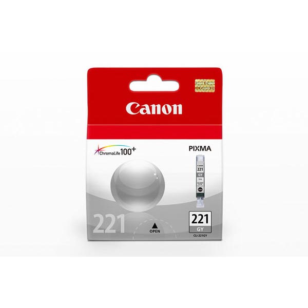 Canon 2950B001 (CLI-221G) Grey OEM Inkjet Cartridge