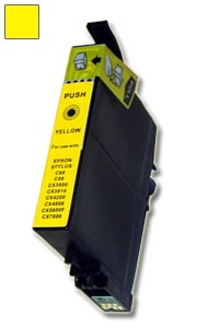 Premium Quality Yellow Inkjet Cartridge compatible with Epson T060420 (Epson 60)