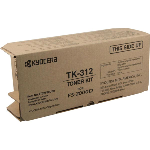 Kyocera Mita 1T02F80US0 (TK-312) Black OEM Toner