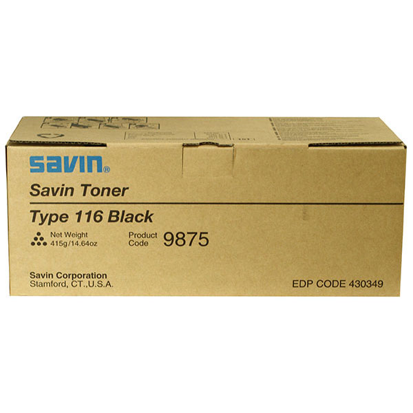 Savin 9875 (Type 116) Black OEM Laser Toner Cartridge
