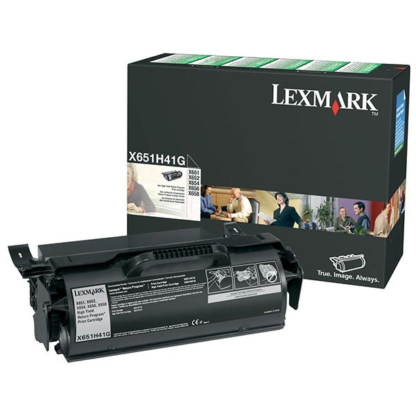 Lexmark X651H41G Black OEM Toner Cartridge