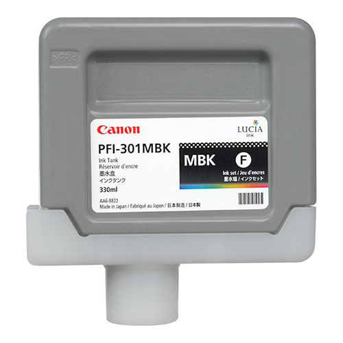 Canon 1485B001 (PFI-301MBk) Matte Black OEM Inkjet Cartridge