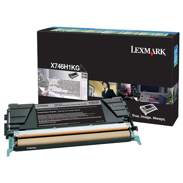 Lexmark X746H1KG Black OEM High Yield Toner