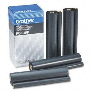 Brother PC-94RF Black OEM Thermal Ribbon Refill Rolls (4/box)
