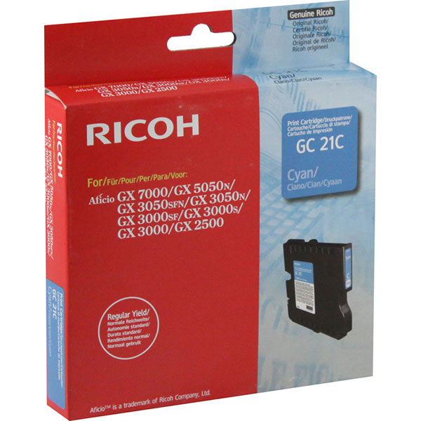 Ricoh 405533 Cyan OEM Laser Toner Cartridge