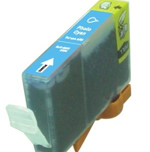 Premium Quality PhotoCyan Inkjet Cartridge compatible with Canon 4709A003 (BCI-6PC)