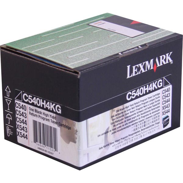 Lexmark C540H4KG Black OEM High Yield Toner