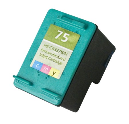 Premium Quality Tri-Color Inkjet Cartridge compatible with HP CB337WN (HP 75)