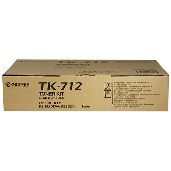 Kyocera Mita 1T02G10US0 (TK-712) Black OEM Toner Cartridge