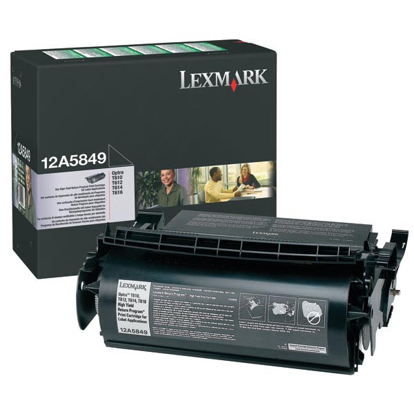 Lexmark 12A5849 Black OEM Toner Cartridge