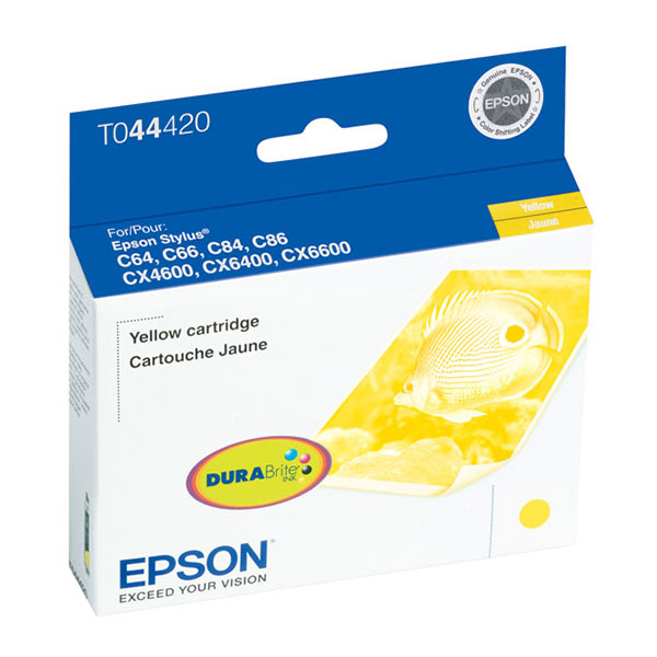 Epson T044420 (Epson 44) Yellow OEM Inkjet Cartridge