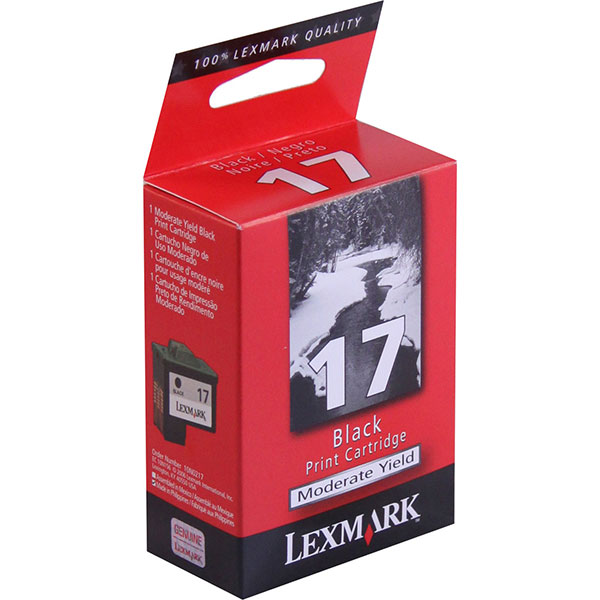 Lexmark 10N0217 (Lexmark #17) Black OEM Ink Cartridge