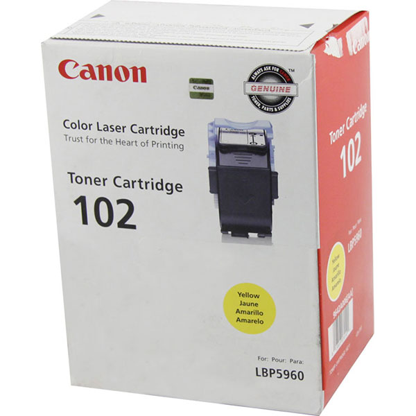 Canon 9642A006AA (CRG-102) Yellow OEM Toner Printer Cartridge