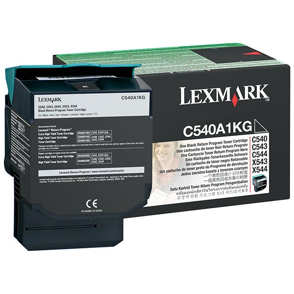 Lexmark C540A1KG Black OEM Toner Cartridge