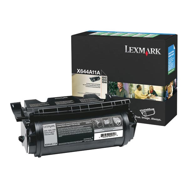 Lexmark X644A11A Black OEM Print Cartridge