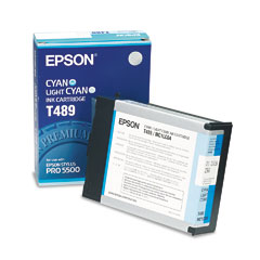 Epson T489011 Cyan OEM Inkjet Cartridge