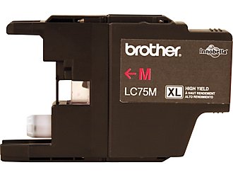 Premium Quality Magenta Inkjet Cartridge compatible with Brother LC-75M