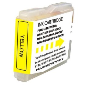 Premium Quality Yellow Inkjet Cartridge compatible with Brother LC-51Y