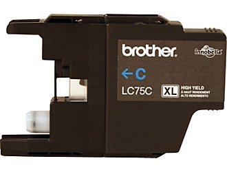 Premium Quality Cyan Inkjet Cartridge compatible with Brother LC-75C