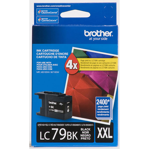 Brother LC-79BK Black OEM Inkjet Cartridge