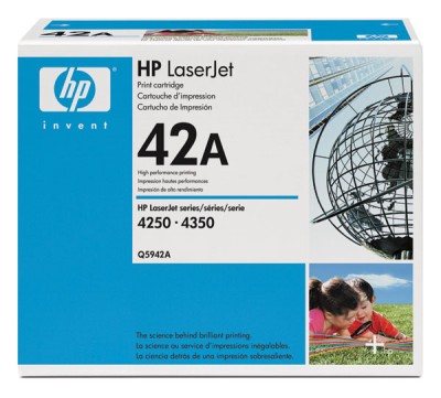 HP Q5942AG (HP 42A) Black OEM Smart Print Cartridge