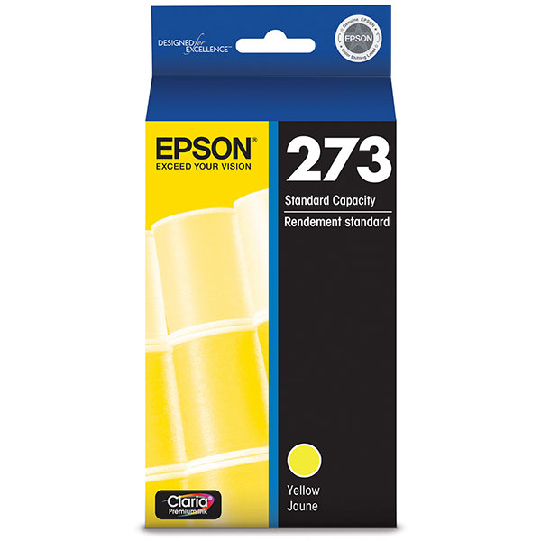 Epson T273420 (Epson 273) Yellow OEM Inkjet Cartridge