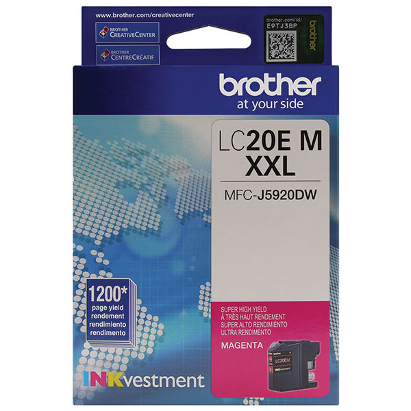 Brother LC-20EM Magenta OEM Inkjet Cartridge