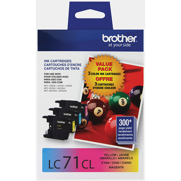 Brother LC-713PKS Color Ink OEM Ink Cartridge (Combo Pack)