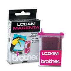 Brother LC-04M Magenta OEM Inkjet Cartridge