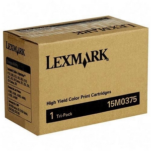 Lexmark 15M0375 (Lexmark #25) Tri-Color OEM High Yield Ink Cartridge (3 pk)