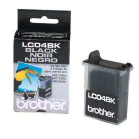 Brother LC-04BK Black OEM Inkjet Cartridge