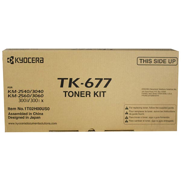 Kyocera Mita 1T02H00US0 (TK-677) Black OEM Toner Cartridge